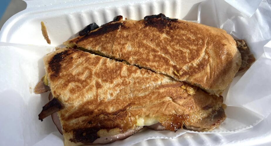 Sweet plantain Cuban Sandwich