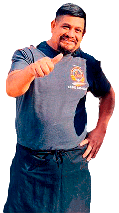 Macario Jimenez from Sabora Food truck hamburguers food truck in asheville