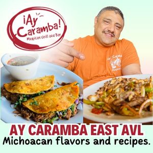 Ay caramba East Asheville restaurant Asheville Multicultural Food Bilingual Advertising