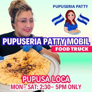 Pupuseri Patty mobil food truck Asheville Multicultural Food Bilingual Advertising