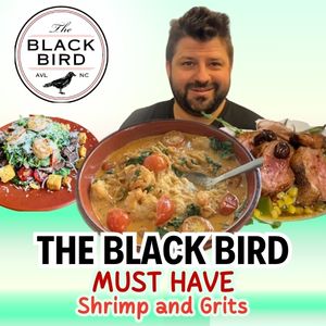 The black bird Restaurant Asheville Multicultural Food Bilingual Advertising
