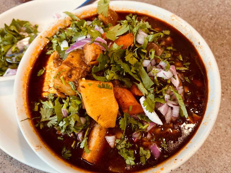 Caldo de res Ay caramba west asheville Chef Enrique Perez