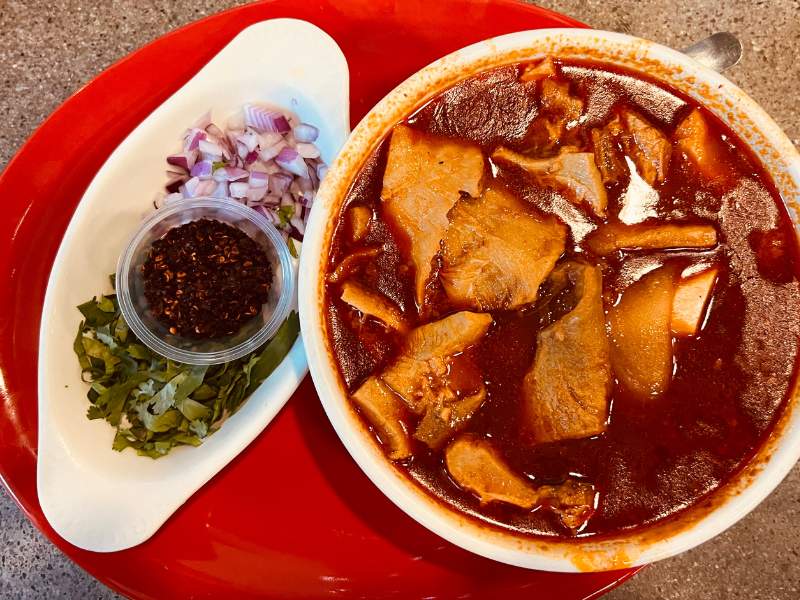 Menudo Ay caramba west asheville Chef Enrique Perez