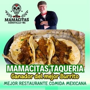 Mamacitas Taqueria Food Comida en Asheville Publicidad Bilingüe