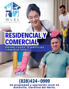 Diseño grafico Asheville Multicultural Publicidad Bilingue WLL Cleaning Services