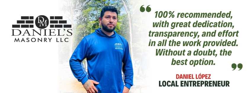 Daniel's Masonry LLC testimonial Bilingual Impact Media - Advertising services